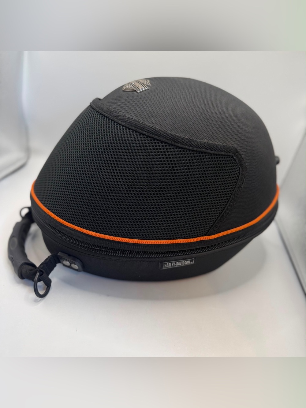 Harley-Davidson Motorcycle Helmet Carry Case Black Hard Shell Travel Bag